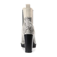 Journee Collection Womens Islana Stacked Heel Booties