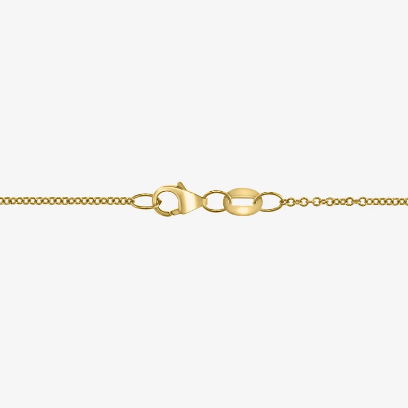 Effy Final Call Womens 1/4 CT. T.W. Natural Diamond 14K Gold 18 Inch Pendant Necklace