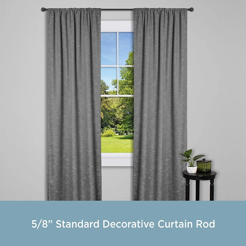 Kenney Alanis Ball 5/8 Adjustable Curtain Rod