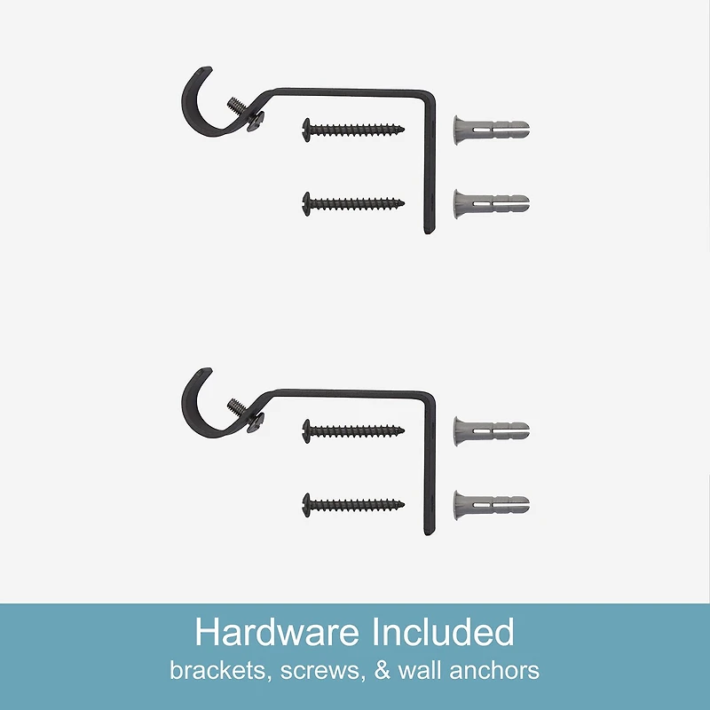 Kenney Benji Square 5/8 IN Adjustable Curtain Rod
