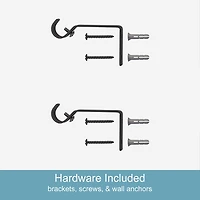 Kenney Benji Square 5/8 IN Adjustable Curtain Rod