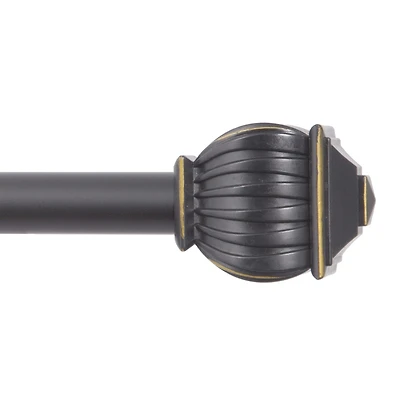 Kenney Benji Square 5/8 IN Adjustable Curtain Rod