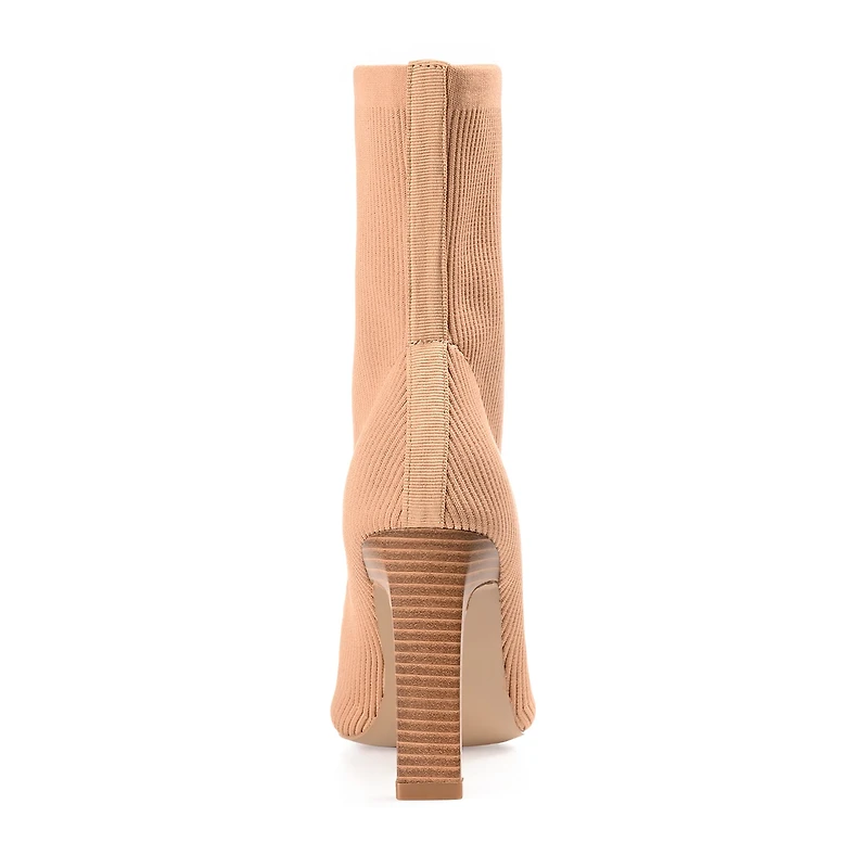 Journee Collection Womens Elissa Stacked Heel Booties