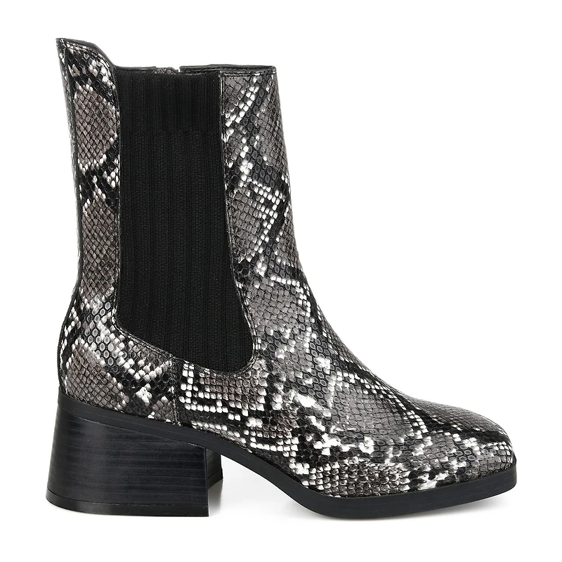 Journee Collection Womens Desree Stacked Heel Booties