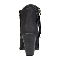 Journee Collection Womens Vally Stacked Heel Booties