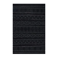 nuLoom Durden High Low Geometric Wool Woven Rug