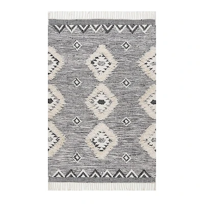 nuLoom Moroccan Textured Shaggy Wool Woven Area Rug