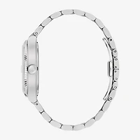 Bulova Mens Silver Tone Stainless Steel Bracelet Watch 96b439