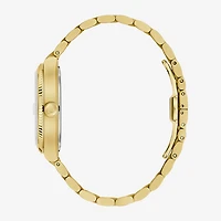 Bulova Mens Gold Tone Stainless Steel Bracelet Watch 97b223