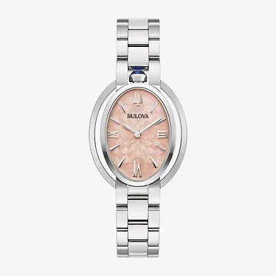 Bulova Womens Silver Tone Stainless Steel Bracelet Watch 96l331