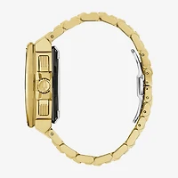 Bulova Mens Gold Tone Stainless Steel Bracelet Watch 98b429