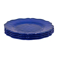 Certified International 4-pc. Red Crackle Melamine Dinner Plate