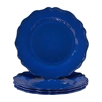 Certified International Red Crackle 4-pc. Melamine Salad Plate