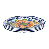 Certified International Flores 4-pc. Melamine Dinner Plate