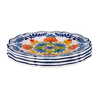 Certified International Flores 4-pc. Melamine Salad Plate