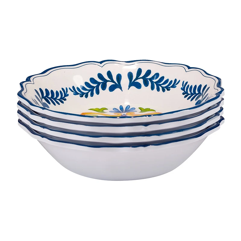 Certified International Flores 4-pc. Melamine Soup Bowl