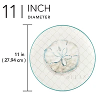 Certified International Ocean View 4-pc. Earthenware Dinner Plate