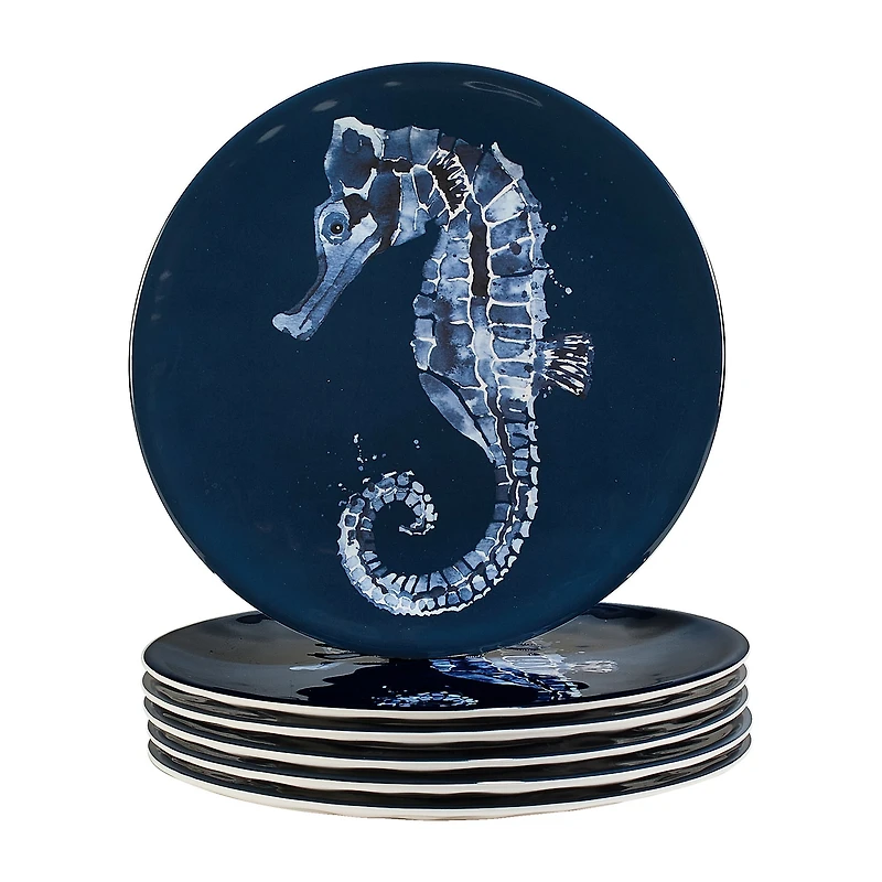 Certified International Sea Life 6-pc. Melamine Salad Plate