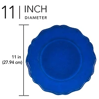 Certified International 4-pc. Red Crackle Melamine Dinner Plate