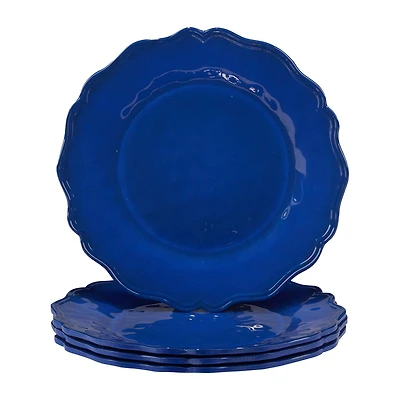 Certified International 4-pc. Red Crackle Melamine Dinner Plate