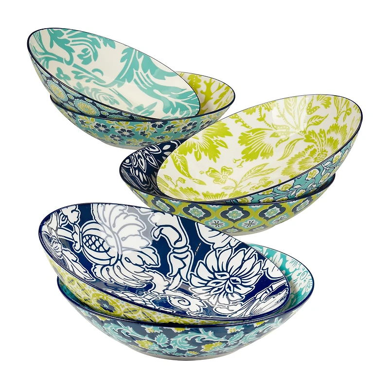 Certified International Tapestry 6-pc. Porcelain Soup Bowl