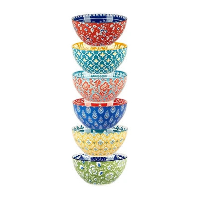 Certified International Panache 6-pc. Porcelain Ice Cream Bowl