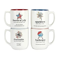 Certified International Patriotic 4-pc. Coffee Mug