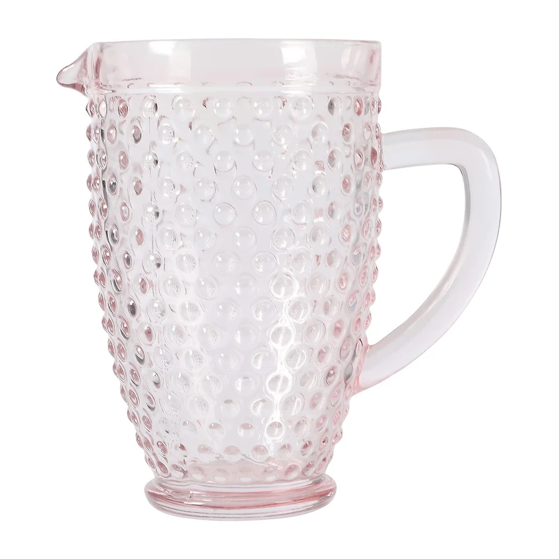 Martha Stewart Chauncey Hobnail Glass Serving Pitcher