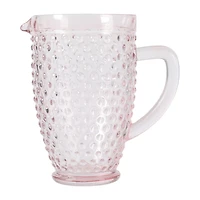 Martha Stewart Chauncey Hobnail Glass Serving Pitcher