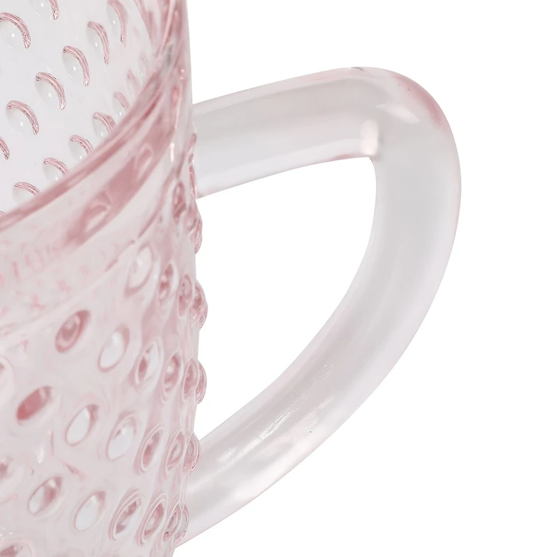 Martha Stewart Chauncey Hobnail Glass Serving Pitcher