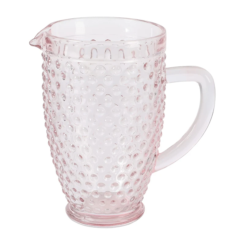 Martha Stewart Chauncey Hobnail Glass Serving Pitcher