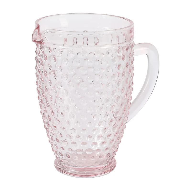 Martha Stewart Chauncey Hobnail Glass Serving Pitcher
