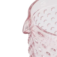 Martha Stewart Chauncey Hobnail Glass Serving Pitcher