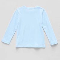 Okie Dokie Toddler & Little Boys Crew Neck Long Sleeve Regular Fit Graphic T-Shirt