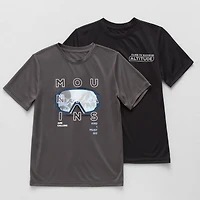 Xersion Performance Little & Big Kid Boys Crew Neck Short Sleeve Regular Fit 2-pc. Graphic T-Shirt