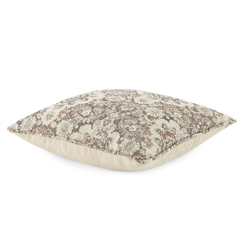 Paisley Feather Filled 20x20 Square Throw Pillow