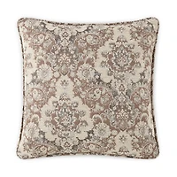 Paisley Feather Filled 20x20 Square Throw Pillow