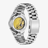 Citizen Tsuyosa Mens Automatic Silver Tone Stainless Steel Bracelet Watch Nj0150-56w