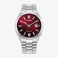 Citizen Tsuyosa Mens Automatic Silver Tone Stainless Steel Bracelet Watch Nj0150-56w