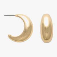 Bold Elements Gold Tone Womens Drop Earrings