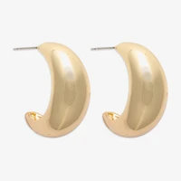 Bold Elements Gold Tone Womens Drop Earrings