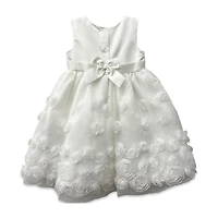 Blueberi Boulevard Toddler Girls Embellished Sleeveless A-Line Dress