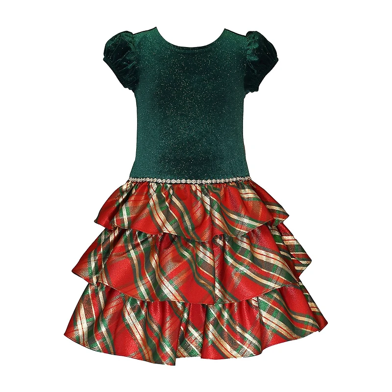 Bonnie Jean Little Girls Short Sleeve Fit + Flare Dress