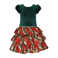 Bonnie Jean Little Girls Short Sleeve Fit + Flare Dress