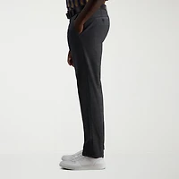 Haggar Life Khaki Comfort Chino Mens Straight Fit Flat Front Pant