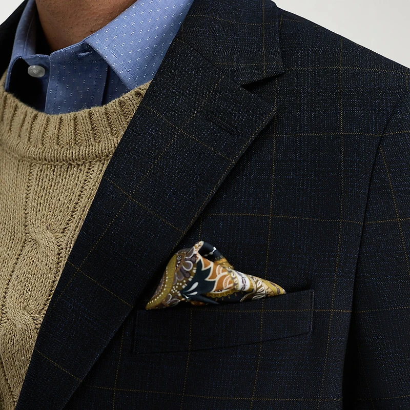 Haggar JMH Glen Plaid Mens Plaid Regular Fit Sport Coat