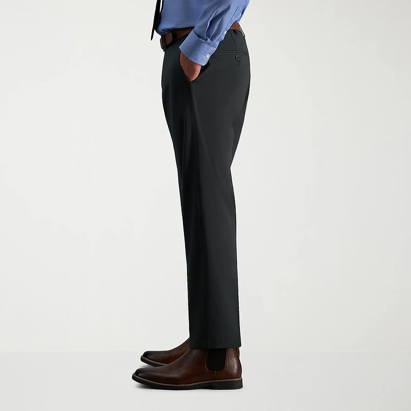 Haggar JMH Tailored Mens Stretch Fabric Modern Fit Flat Front Suit Pant