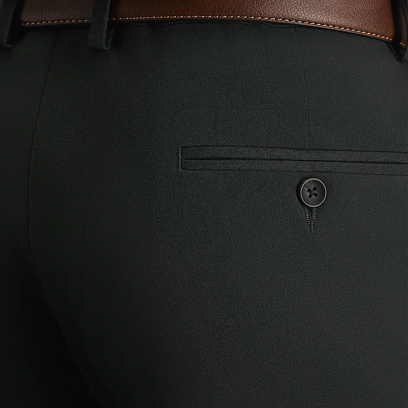 Haggar JMH Tailored Mens Stretch Fabric Modern Fit Flat Front Suit Pant