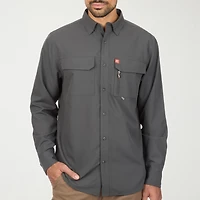 American Outdoorsman Mens Long Sleeve Regular Fit Button-Down Shirt