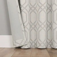 Sun Zero Atmosphere Davenport Grommet Top 100% Blackout Single Curtain Panel